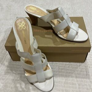 Ivory heel sandals